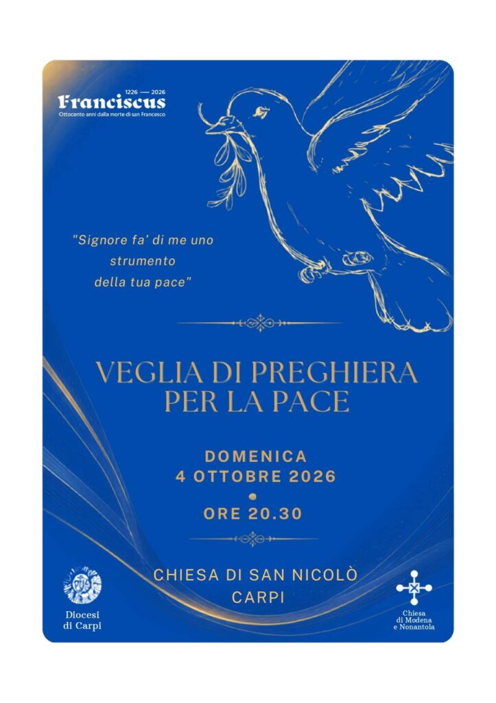 veglia per pace 2026
