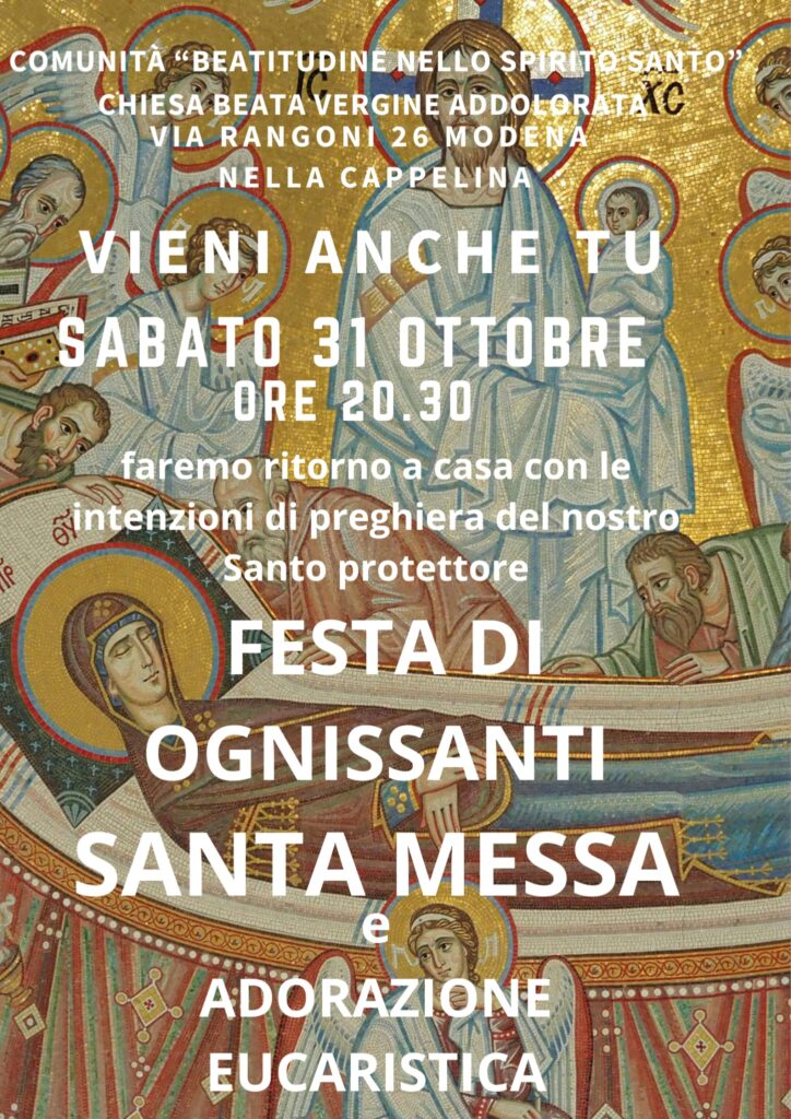 Veglia Messa di ognissanti